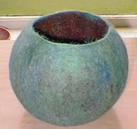 craftster Felted Vessel